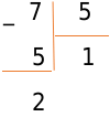 Пример деления столбиком 6