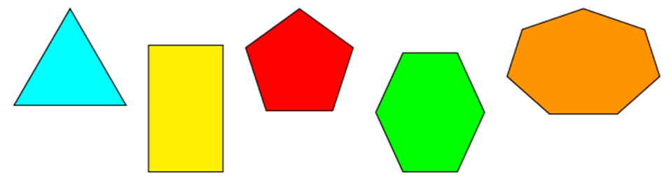 Примеры нахождения границ многоугольников
